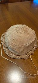 Cuffietta in pizzo batista secolo XX 