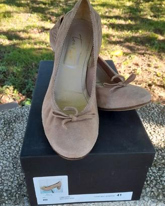 Scarpe camoscio nocciola
