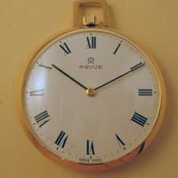 Orologio d'oro da taschino revue