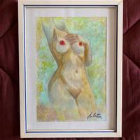 Quadro vintage su tela 24x32 cm