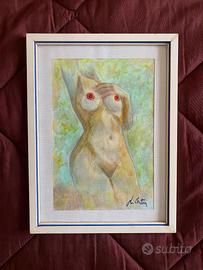 Quadro vintage su tela 24x32 cm