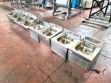 lavamani a muro in inox usati