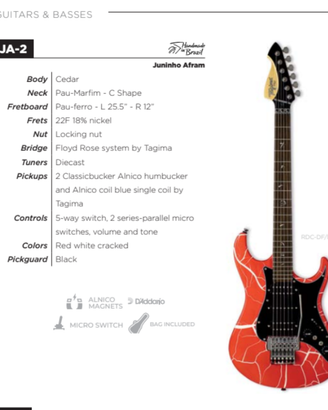 Chitarra elettrica Tagima JA-2 | Juninho Afram | R