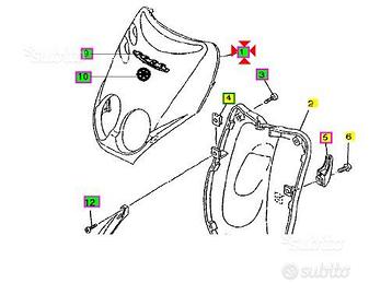 Scudo anteriore yamaha yn r neo's 5adf8311013h