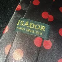 Cravatta Isador in seta pura lavorata a mano