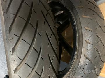 Coppia gomme metzeler con cerchio