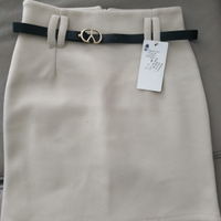 Gonna nuova taglia S colore beige