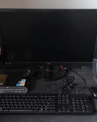 Postazione PC NUC + Monitor+ Sistema Audio