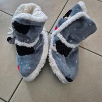 pantofole stivaletto in pile taglia 37