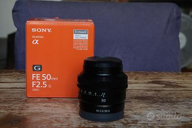 Sony FE 50mm f2.5G Full frame + Filtro UV NanoX