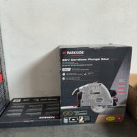 Sega circolare parkside performance con guida 20v