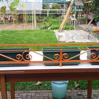 Portafiori in ferro battuto, 3 disponibili