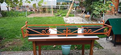 Portafiori in ferro battuto, 3 disponibili