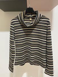 Maglia maniche lunghe,donna cotone leggero t. 46