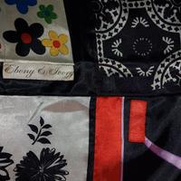Ebony & Ivory granfoulard