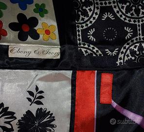 Ebony & Ivory granfoulard