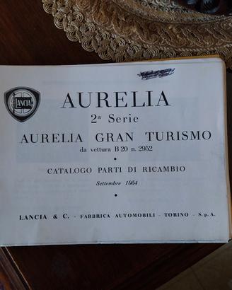 libretto ricambi lancia aurelia