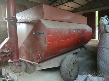 rimorchio agricolo vasca trasporto cereali mangime