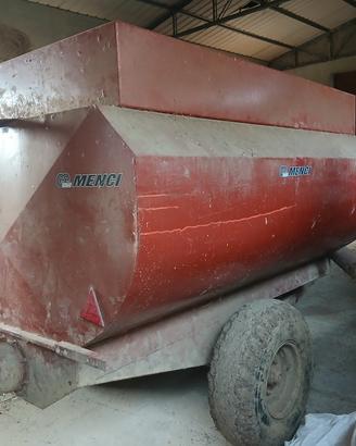 rimorchio agricolo vasca trasporto cereali mangime