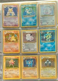 Set base 102/102 completo italiano pokemon  card