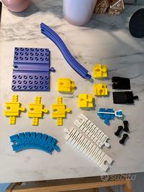 Set adattatori Trenino legno Brio/IKEA/Hape X lego
