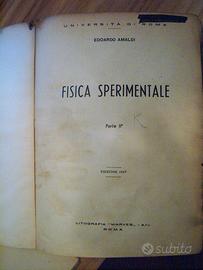 Libro anno 1957 AMALDI Fisica Sperimentale parteII
