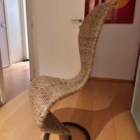 S-schair di Tom Dixon in paglia di palude