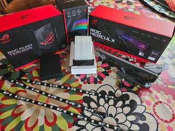Asus ROG AURA, supporto GPU RGB, cavo ATX RGB