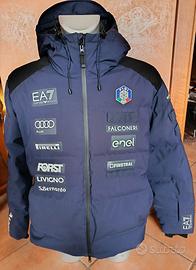 PIUMINO EA7 FISI NAZIONALE SCI ITALIANA XL