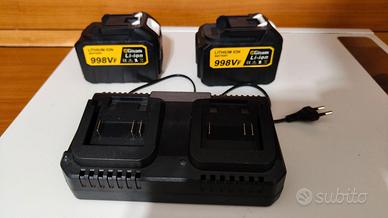 batterie n.2 nuove 18V-21V x attrezzi comp. Makita