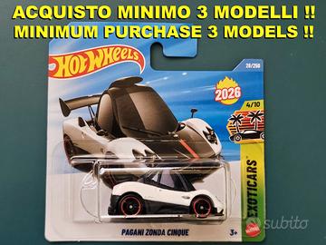 Hot Wheels Pagani Zonda Cinque