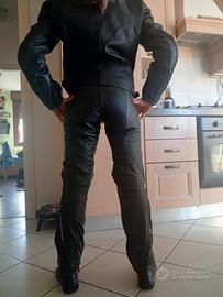 tuta donna dainese completa divsibile pelle 42/40