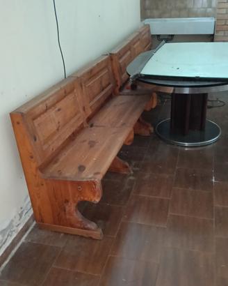 tavolo e panche