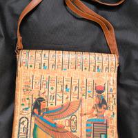 Borsa da spalla a tracolla similpelle Egiziana