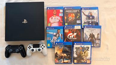 Sony PS4 PRO 1TB + 2 Controller + 8 giochi
