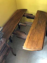 tavolo allungabile in noce