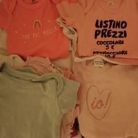 Lotto 20 pezzi body manica corta 56 cm