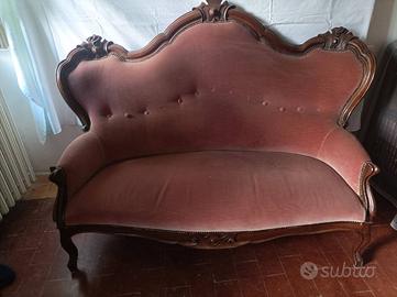 Divano Antico in Stile Luigi Filippo