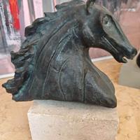 Statua cavallo Germano Locatelli