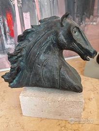 Statua cavallo Germano Locatelli