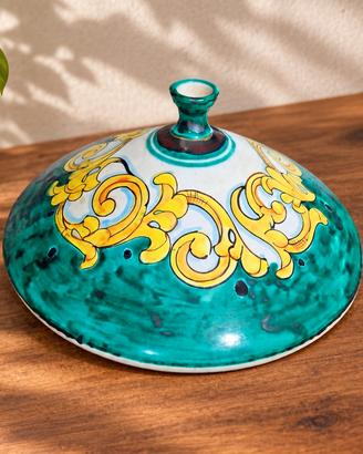 Vaso decorativo artigianale Vietri -dipinto a mano