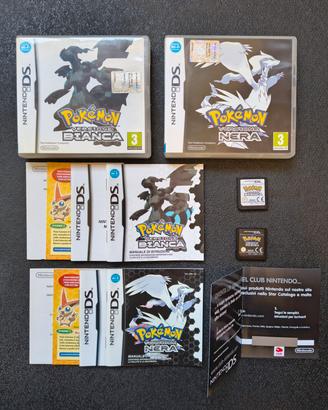 Pokémon versione Bianca +  Nera Nintendo DS