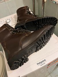 Anfibi Militari in vera pelle Come Nuovi N. 46