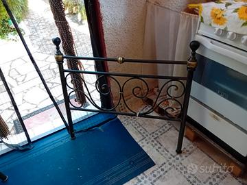 letto in ferro battuto 