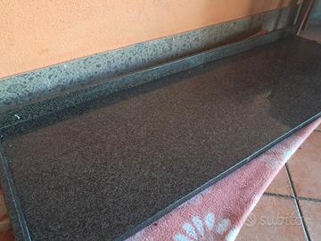 Piano di lavoro in marmo nero d'africa 