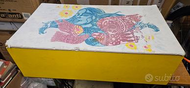 Scatola Vintage Motta Anni '70 Grafica Pop Art

