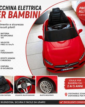 MACCHINA ELETTRICA PER BAMBINI – MERCEDES