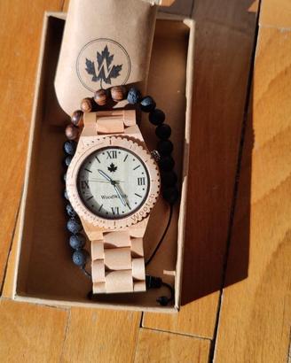 Orologio sapphire coated woodwatch