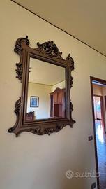 Lampadario e specchio d'epoca