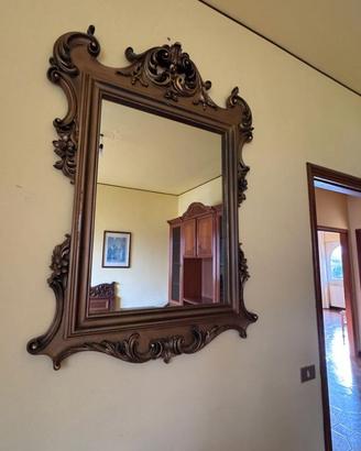 Lampadario e specchio d'epoca